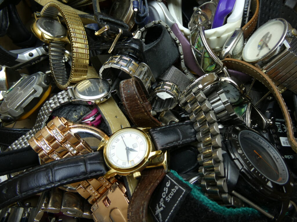 Selection of spares or repairs watches